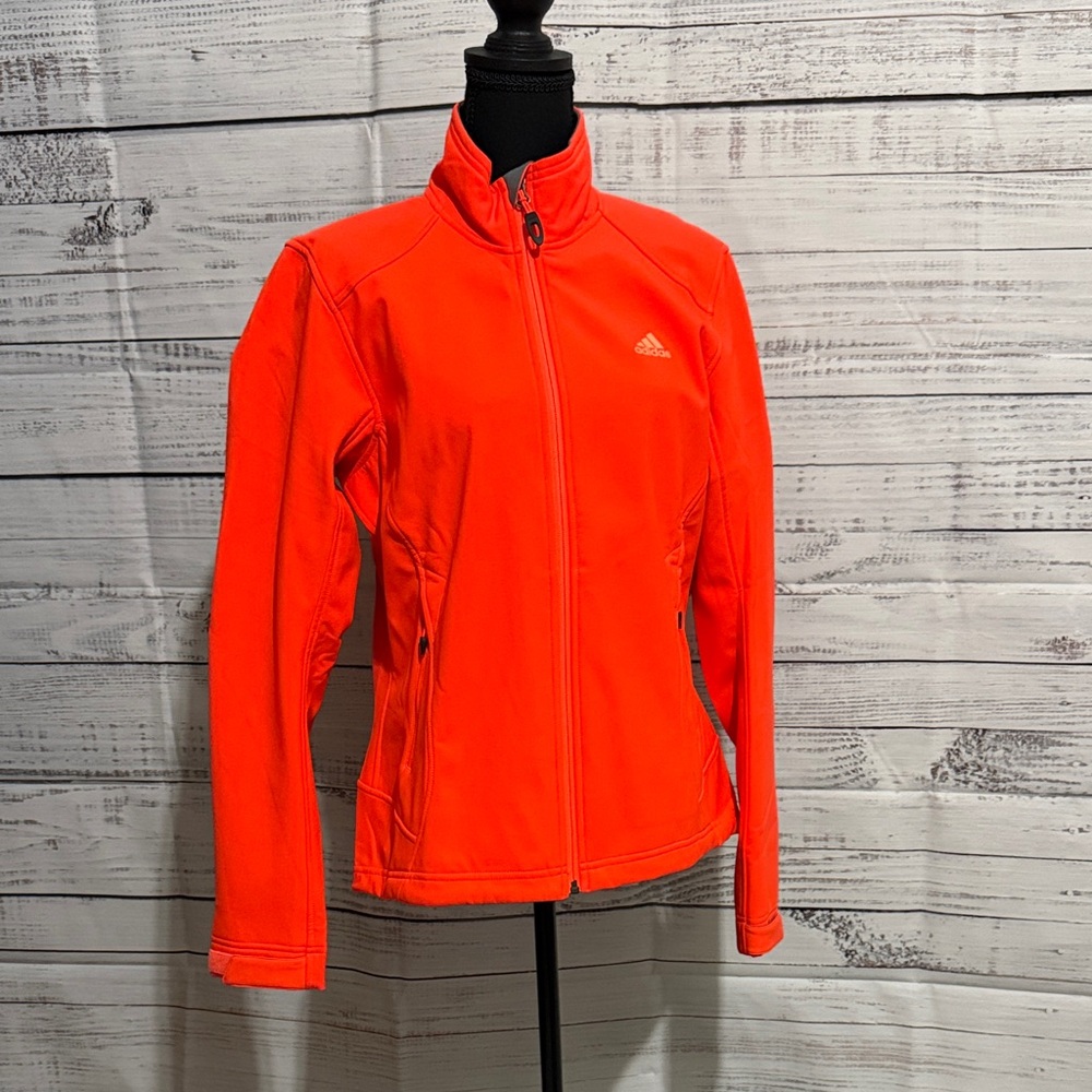 Adidas Women's Bright Orange Ski Jacket